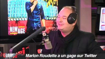 Marlon Roudette a un gage sur Twitter - C'Cauet sur NRJ
