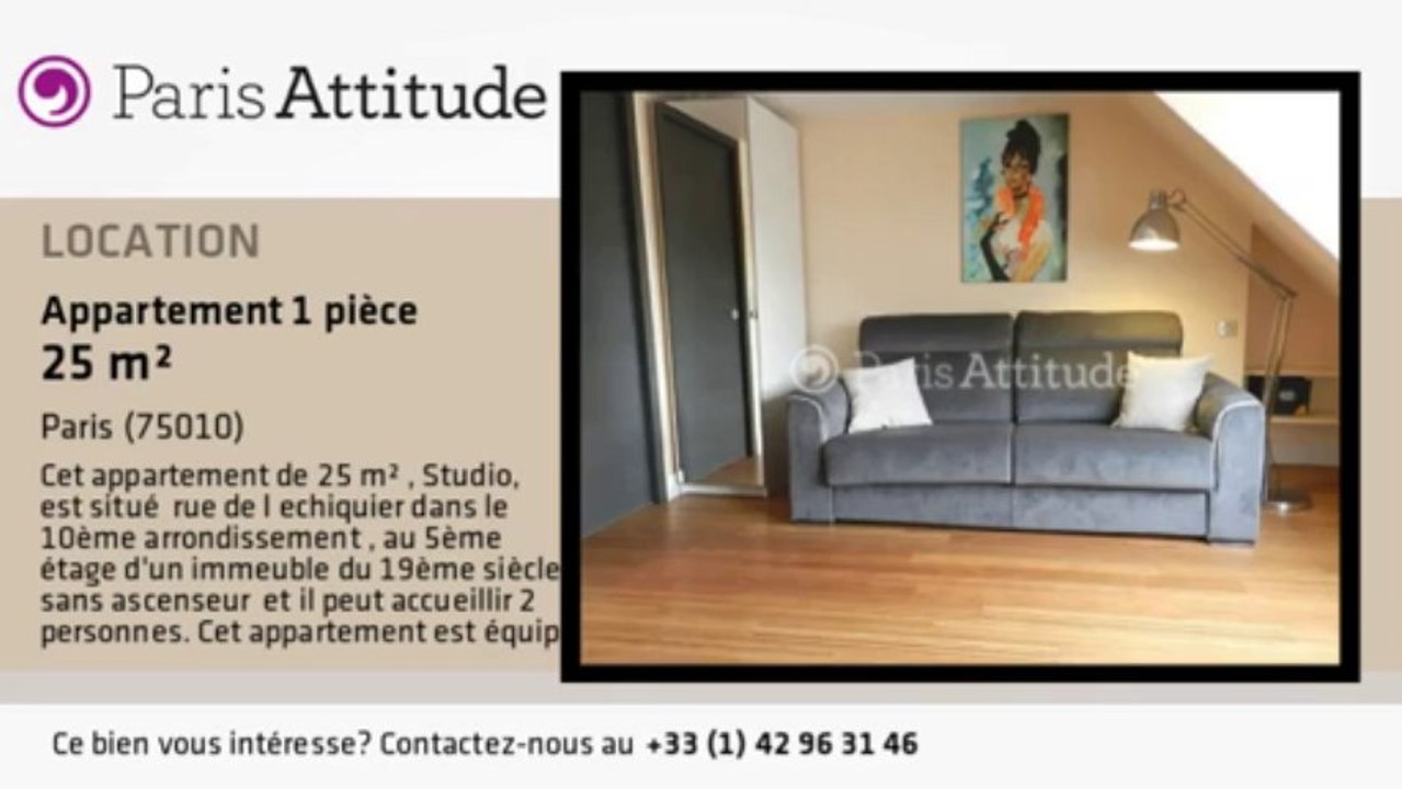 Appartement Studio à louer - Grands Boulevards/Bonne Nouvelle, Paris - Ref. 8607