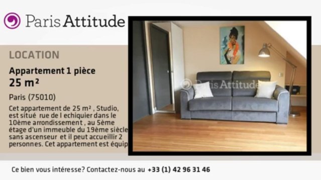 Appartement Studio à louer - Grands Boulevards/Bonne Nouvelle, Paris - Ref. 8607