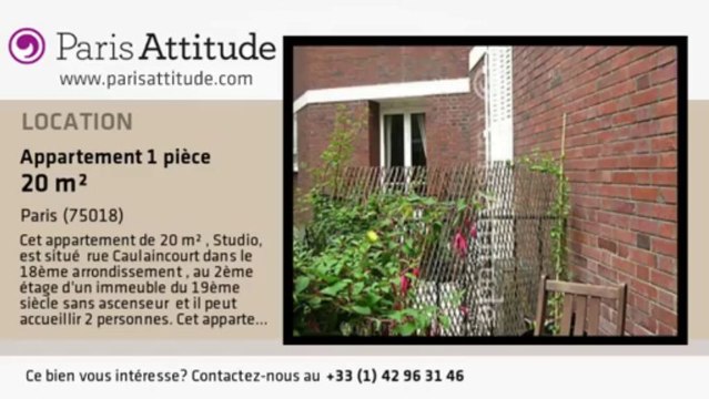 Appartement Studio à louer - Montmartre, Paris - Ref. 7821