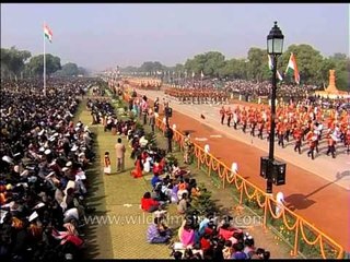 Thousands of people gathered at India Gate to observe Republic Day