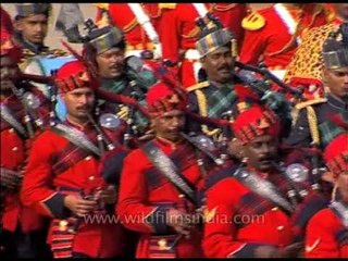 Army Jawans marching on the occassion of Republic Day