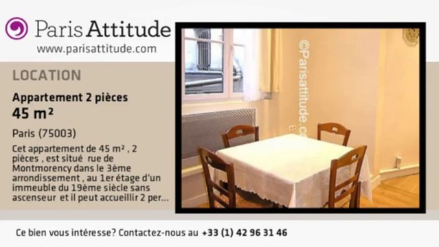 Appartement 1 Chambre à louer - Arts et Métier, Paris - Ref. 3231