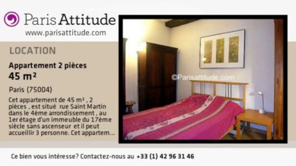 Appartement 1 Chambre à louer - Centre George Pompidou, Paris - Ref. 331