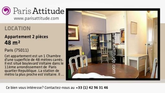 Appartement 1 Chambre à louer - Voltaire, Paris - Ref. 3205