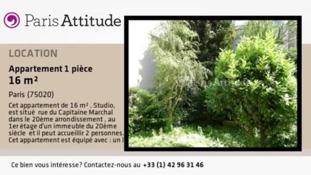 Appartement Studio à louer - Gambetta, Paris - Ref. 8602