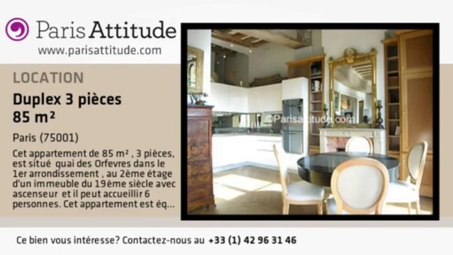 Duplex 2 Chambres à louer - Ile de la Cité, Paris - Ref. 1163