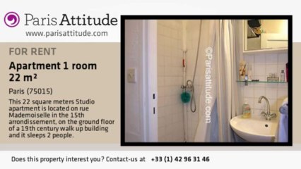 Studio Apartment for rent - Commerce, Paris - Ref. 2324