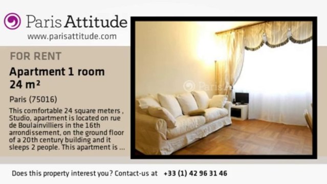 Studio Apartment for rent - La Muette, Paris - Ref. 8099