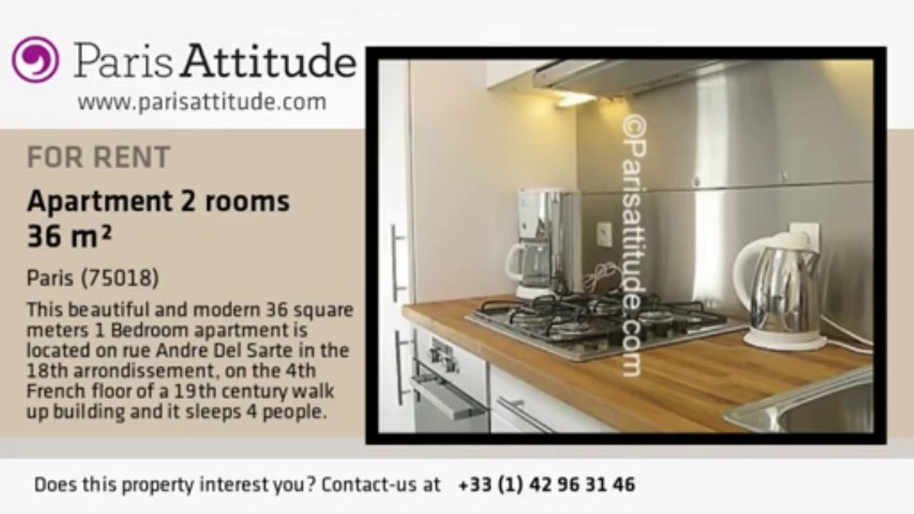 1 Bedroom Apartment for rent - Sacré Cœur, Paris - Ref. 4938