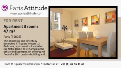 2 Bedroom Apartment for rent - Jardin du Luxembourg, Paris - Ref. 7909