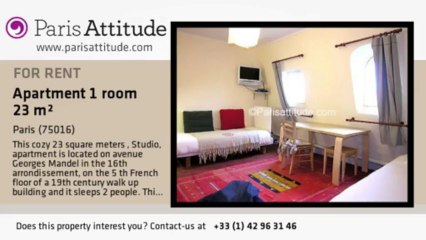 Studio Apartment for rent - Trocadéro, Paris - Ref. 6870