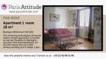Studio Apartment for rent - Boulogne Billancourt, Boulogne Billancourt - Ref. 4820
