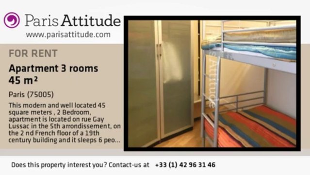 2 Bedroom Apartment for rent - Panthéon/Sorbonne, Paris - Ref. 7791