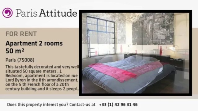 1 Bedroom Apartment for rent - Arc de Triomphe, Paris - Ref. 8570