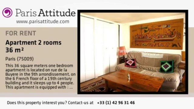 1 Bedroom Apartment for rent - Moulin Rouge/Pigalle, Paris - Ref. 867