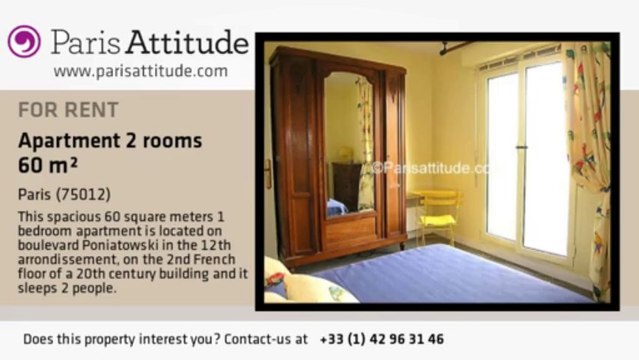 1 Bedroom Apartment for rent - Porte Dorée, Paris - Ref. 1460