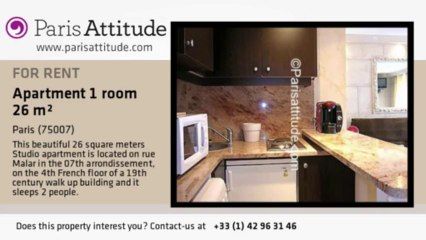 Studio Apartment for rent - Tour Eiffel, Paris - Ref. 5134