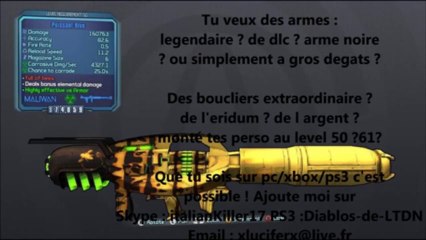 ##Download Included## Borderlands 2 Arme bouclier mod relique cheaté