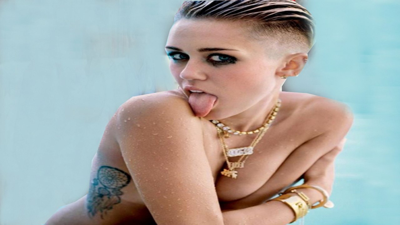 Miley Cyrus Poses Topless for Rolling Stone  - Bad Girl