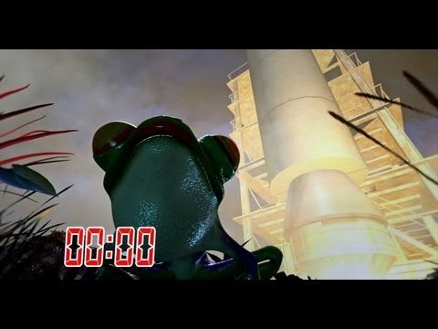 Flying frog caught on camera during NASA rocket launch