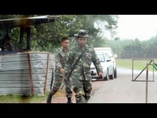 Soldier shot by gunman across the border while on patrol duty