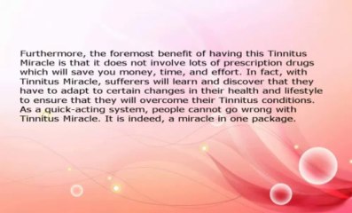 Tinnitus Miracle System