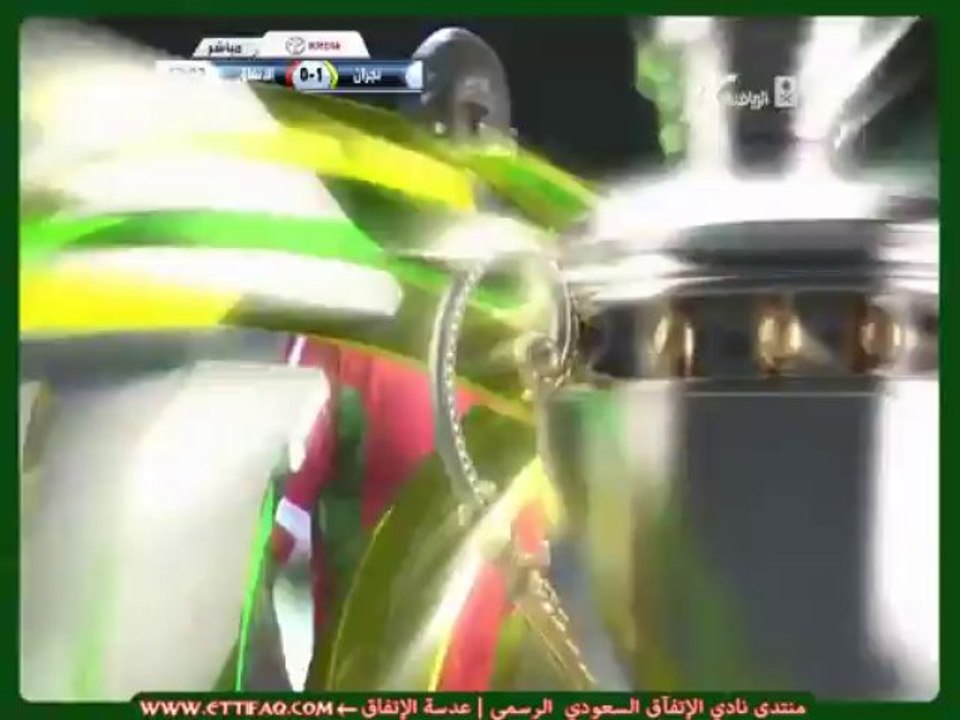 ملخص  مباراة الاتفاق0-1نجران -الدوري  السعودي