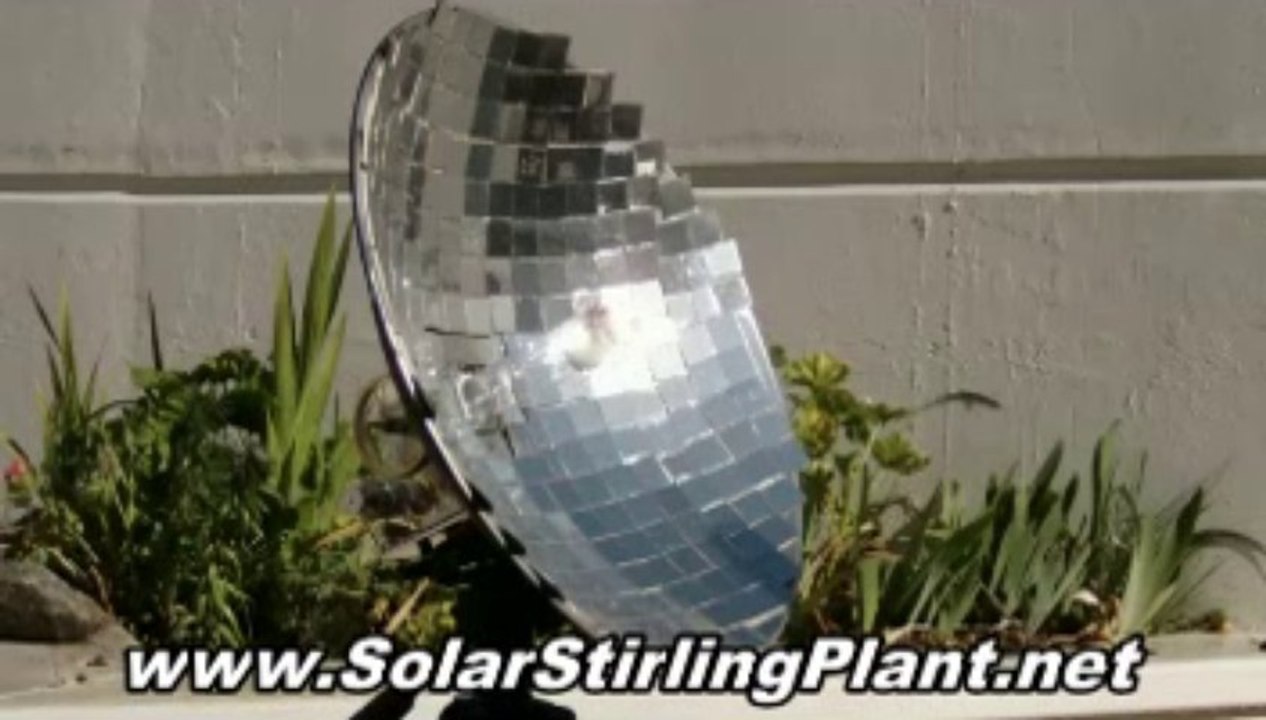 How To Build A Energy Efficient Home - Solar Stirling Plant