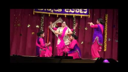 VIDYARANYA KANNADA KUTA: GANESHA HABBA 2013: DANCE: "MAHAGANAPATHIM"