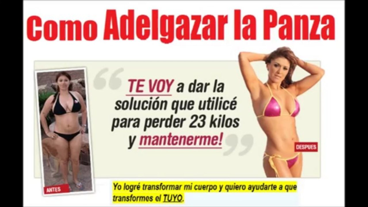 Como Adelgazar La Panza ¡Si! Quemando y Gozando como Adelgazar la Panza en una Semana Ingrid Macher