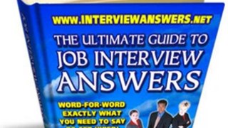 Ultimate Guide To Job Interview Answers Review + Bonus