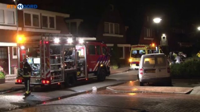 Gewonde bij woningbrand Winschoten - RTV Noord