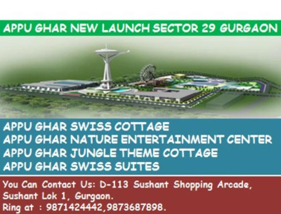 Appu ghar*!*9873687898*!*new project NEC swiss cottage sec 29