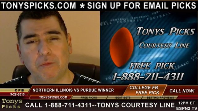 Purdue Boilermakers vs. Northern Illinois Huskies Pick Prediction NCAA College Football Odds Preview 9-28-2013
