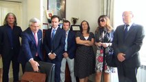 Aversa (CE) - Tribunale, il presidente Daniele visita il Castello Aragonese -2- (27 09 13)