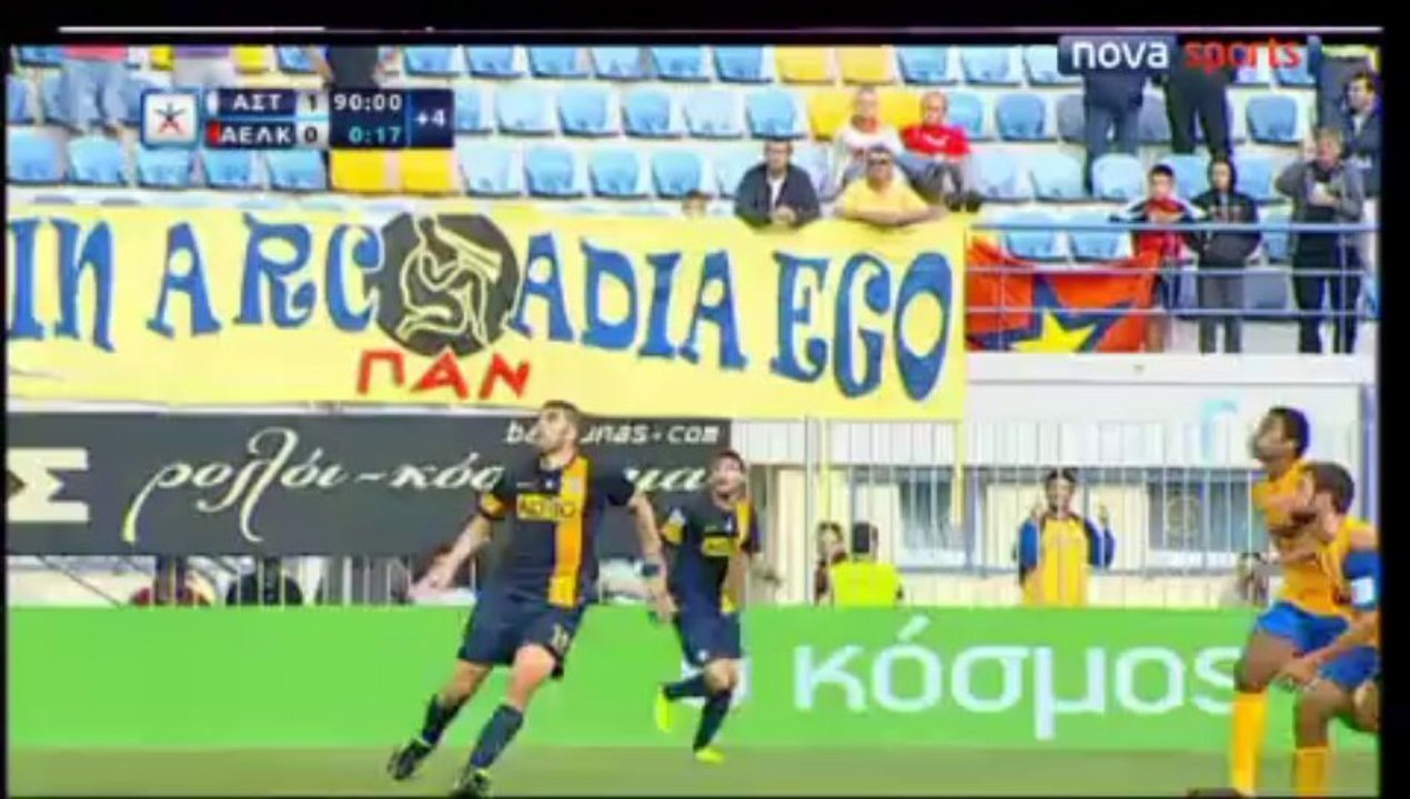 Asteras Tripolis goals until 23 9 13