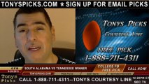 Tennessee Volunteers vs. South Alabama Jaguars Pick Prediction NCAA College Football Odds Preview 9-28-2013