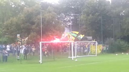 Les supporters du FC Nantes à 24H du derby à Rennes