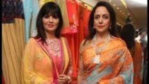Hema Malini & Neeta Lulla at New Collection Flagship Store