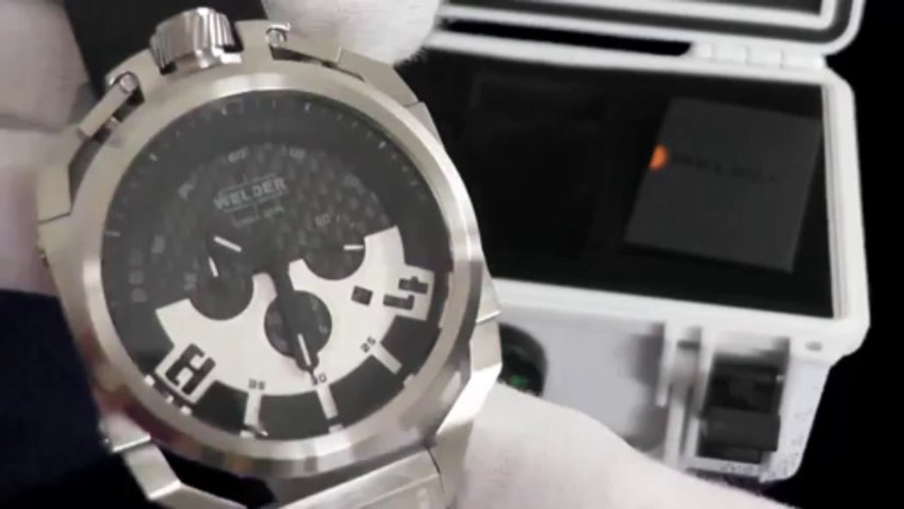 Welder K36 2403 Italo Fontana 47mm Herrenuhr Chronograph unboxing