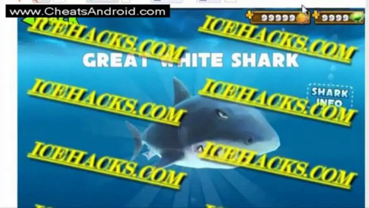Hungry Shark Evolution Cheats Hack 2013 free download new working
