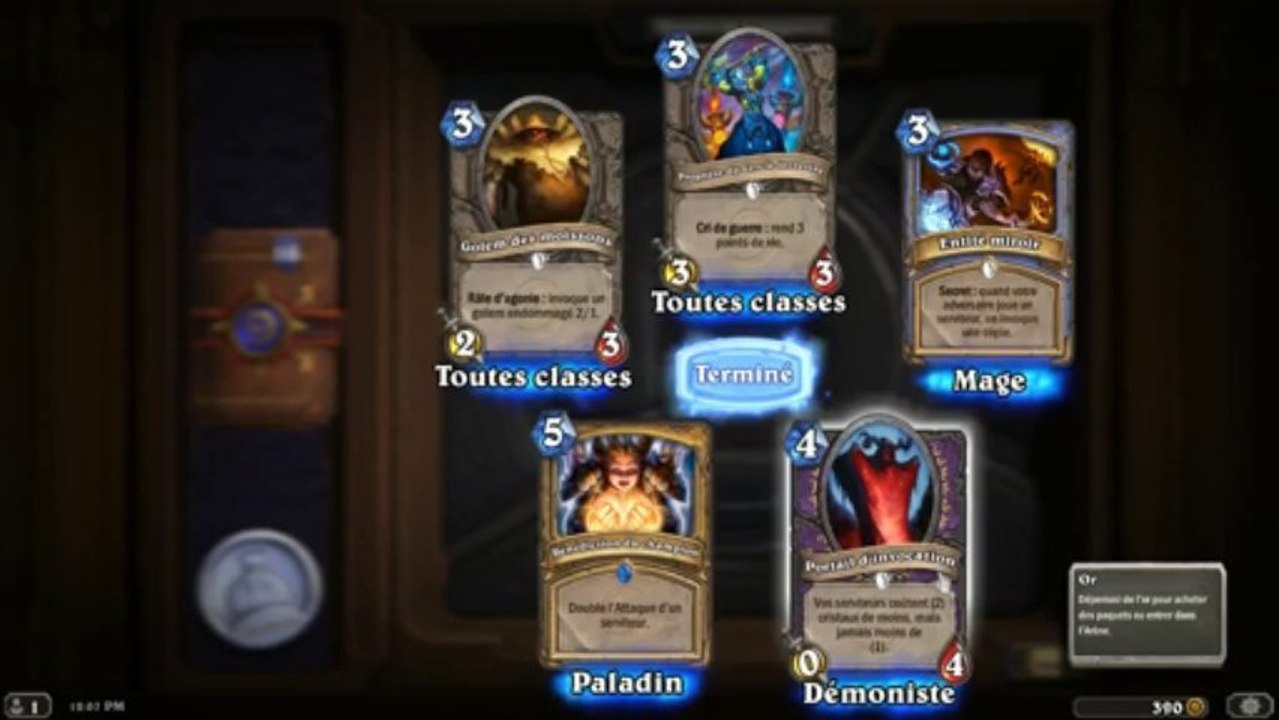 Hearthstone : Ouverture de 40 Booster