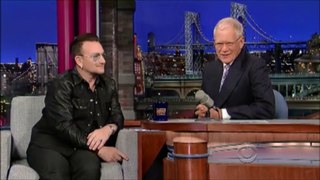 Bono Interview on David Letterman 9/26/2013