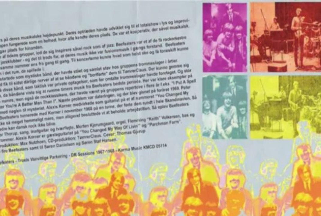 C.V.Jorgensen."Louis Band"Derfra Hvor Vi Stod. Danish Psych Rock 1966-76