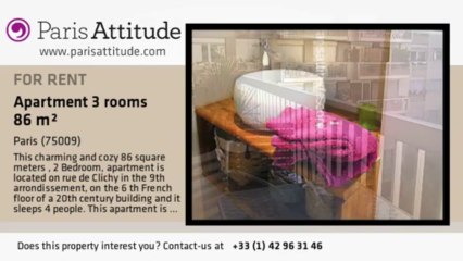 2 Bedroom Apartment for rent - Place de Clichy, Paris - Ref. 6699