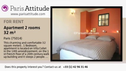 1 Bedroom Apartment for rent - Plaisance/Pernety, Paris - Ref. 6687