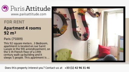 3 Bedroom Apartment for rent - Notre Dame de Lorette, Paris - Ref. 1983