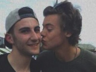 Harry Styles Kisses A Boy