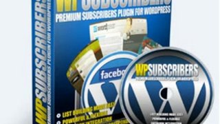 WP subscribers - The Premium Wordpress Subscription Plugin - WP Subscribers Review + Bonus